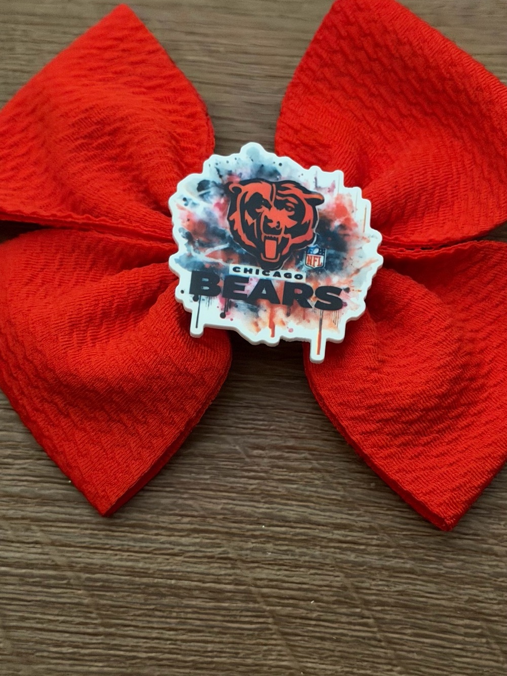 Chicago Bears Hair Bow
